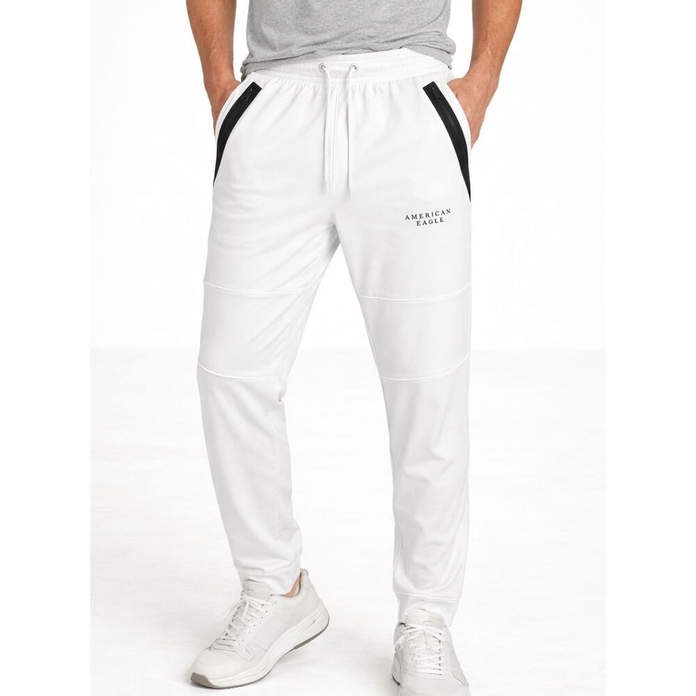 American Eagle Joggers White and Black Men's size Medium